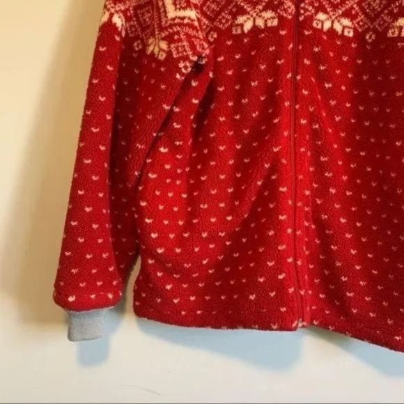 Vintage northern reflection fair isle fuzzy jacket Size medium - Picture 11 of 15